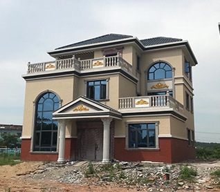 杭州三層別墅設計及施工完工圖