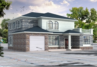 170平方米農村豪華型二層自建房屋設計圖紙15x12米