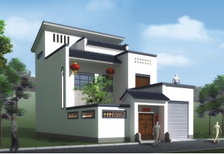 110平方米新農村自建房屋施工設計圖紙及效果圖