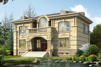 帶地下室二層精致歐式小別墅設(shè)計圖，占地160平米左右