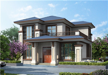 100-140平多戶型二層經典新農村小別墅設計建筑圖紙