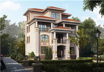 120平方米農村四層別墅施工設計圖紙及效果圖