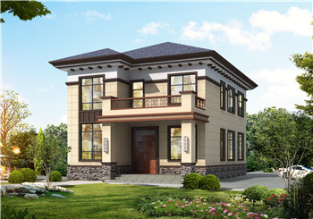 二層農村房屋設計圖紙，帶效果圖和全套施工方案圖