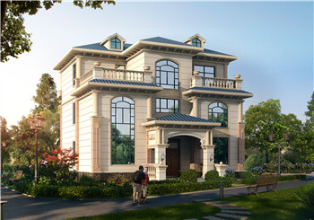 三層新農(nóng)村140平方米房屋設(shè)計(jì)圖紙，全套施工圖及效果圖