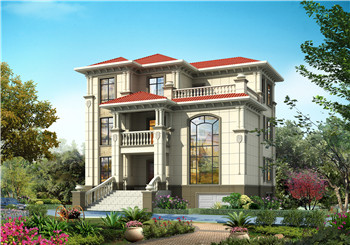 帶地下室三層別墅設計圖紙（含外觀效果圖），別墅設計方案