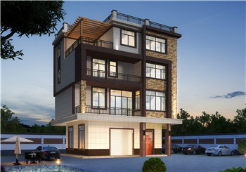 80平方米農(nóng)村四層房屋設(shè)計圖紙及效果圖