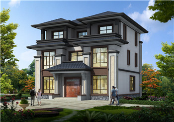 130平新農(nóng)村三層房屋設(shè)計(jì)圖紙，預(yù)算30萬以內(nèi)，蓋房推薦