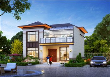 最美二層樓別墅圖片大全及全套建筑設計圖紙，20萬左右