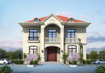 160平方米左右二層自建別墅設計圖，對稱設計，23萬建好