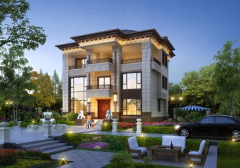 美爆的三層經(jīng)典復(fù)式別墅設(shè)計(jì)圖紙及效果圖,建好更漂亮