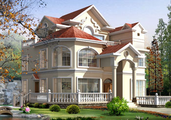 豪華三層別墅設計圖紙，全套施工方案帶效果圖