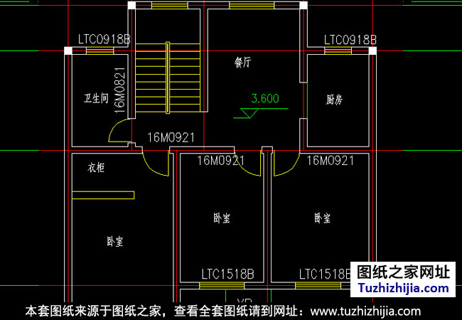 100平方米別墅設(shè)計圖紙