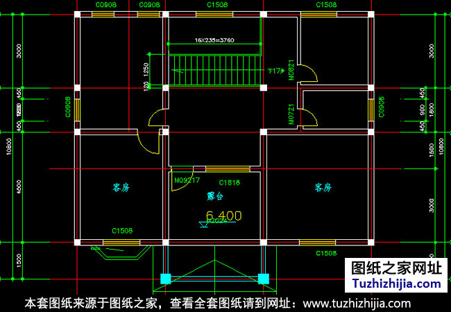 兩層半別墅設(shè)計(jì)圖紙