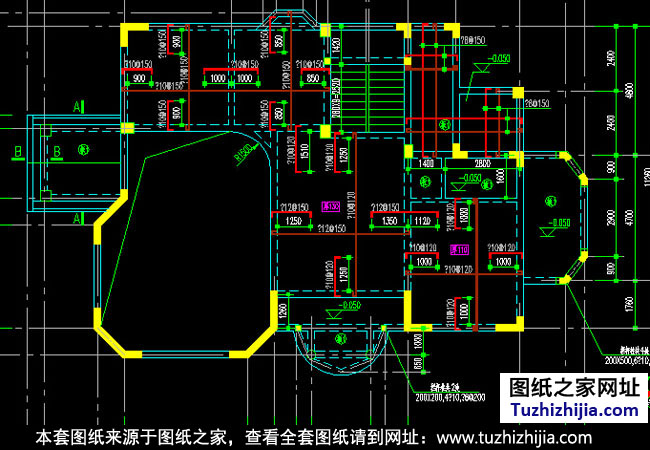 高檔別墅設計圖紙