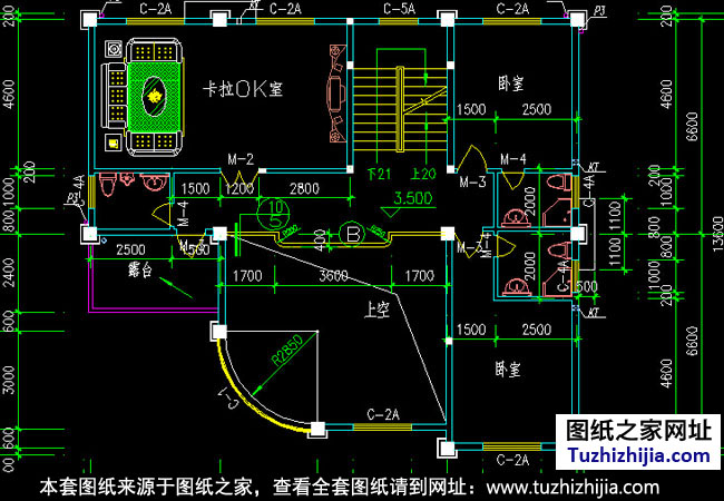自建三層別墅設計圖紙