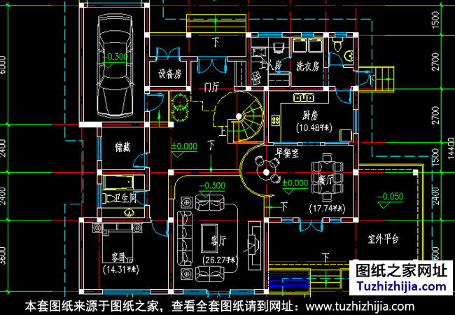 自建二層獨棟別墅設計圖紙 效果圖
