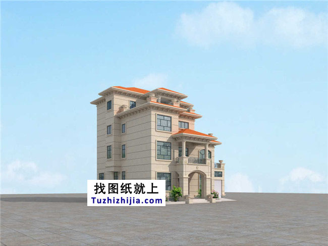 新農(nóng)村全套四層別墅設(shè)計(jì)圖紙