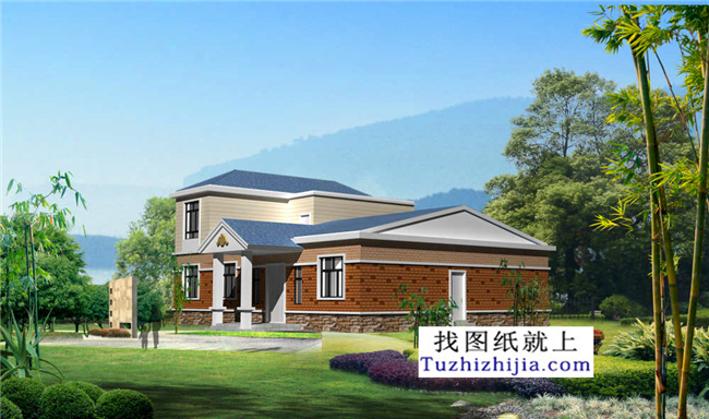 215平方米新農村一層房屋建筑設計施工圖，17x12米