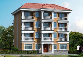 183平方米農村四層房屋建筑設計圖紙，15X12米80萬