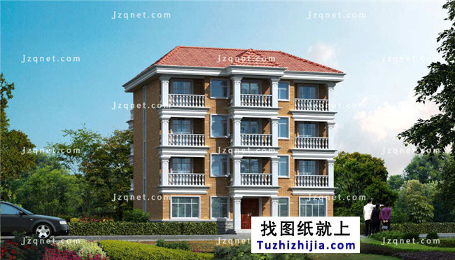 183平方米農村四層房屋建筑設計圖紙