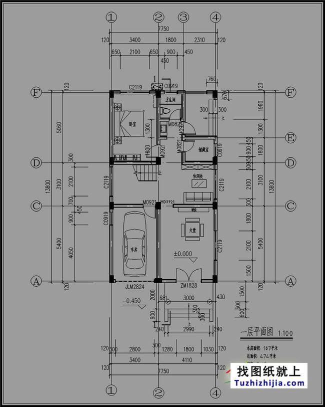 107平方米新農村五層別墅設計圖及效果圖