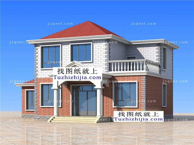 100平方米,新農村二層房屋設計圖紙