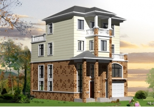 農(nóng)村四層帶商鋪的房屋設(shè)計圖紙，造價40萬內(nèi)