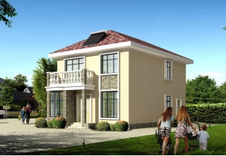 80平方米二層農(nóng)村cad設(shè)計(jì)圖紙及效果圖大全