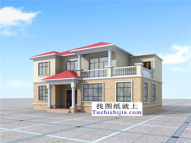 120平方米浙江新農村二層自建房屋設計圖紙大全,14x9米