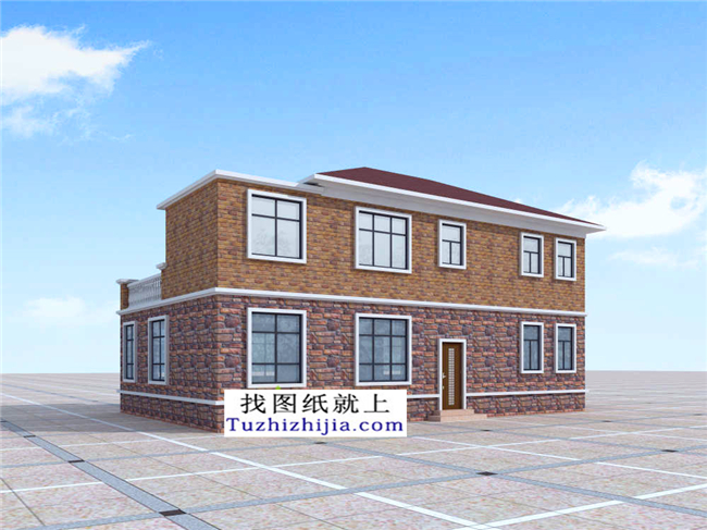 120平方米浙江新農村二層自建房屋設計圖紙大全,14x9米