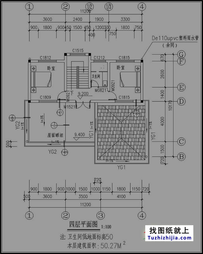 130平方米農(nóng)村自建四層別墅設計圖紙及效果圖