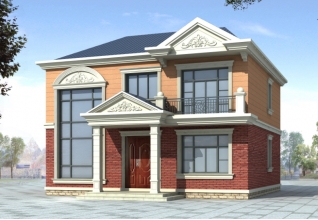 115平方米農村二層實用小復式房屋設計整套施工圖紙