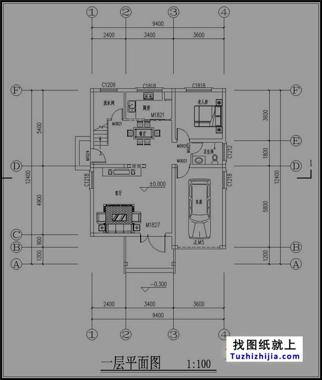 110平方米新農(nóng)村三層房屋設(shè)計(jì)圖紙
