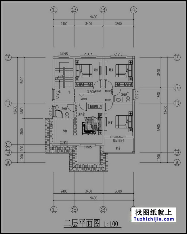 110平方米新農(nóng)村三層房屋設(shè)計(jì)圖紙