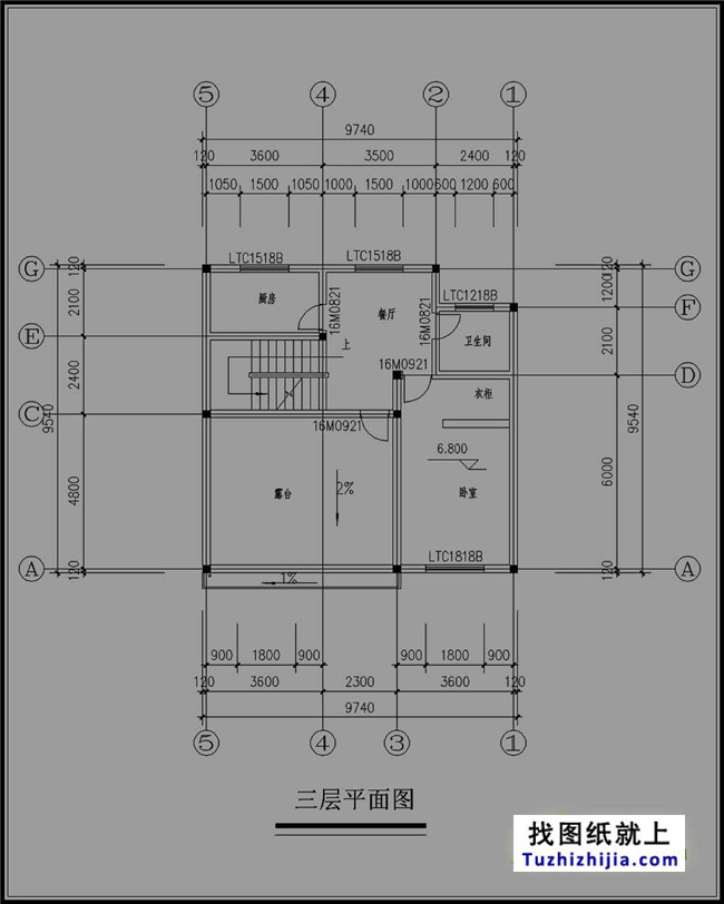 90平方米新農村三層房屋設計圖紙