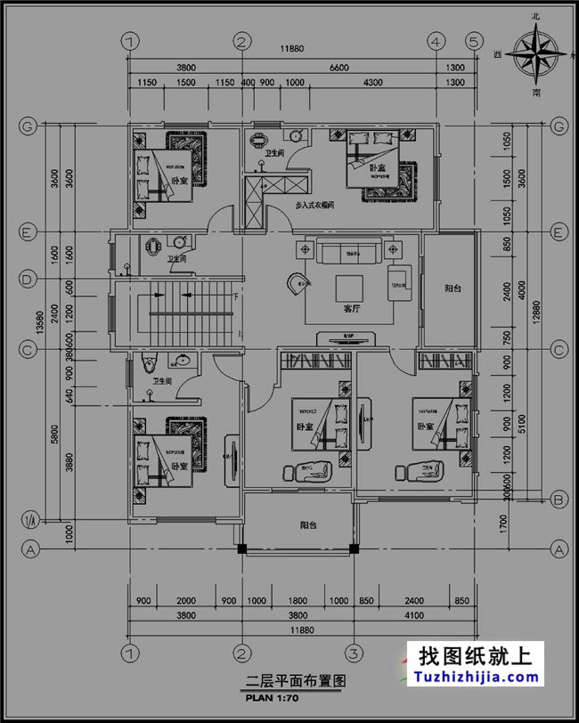大氣實用的三層別墅設計圖紙及效果圖