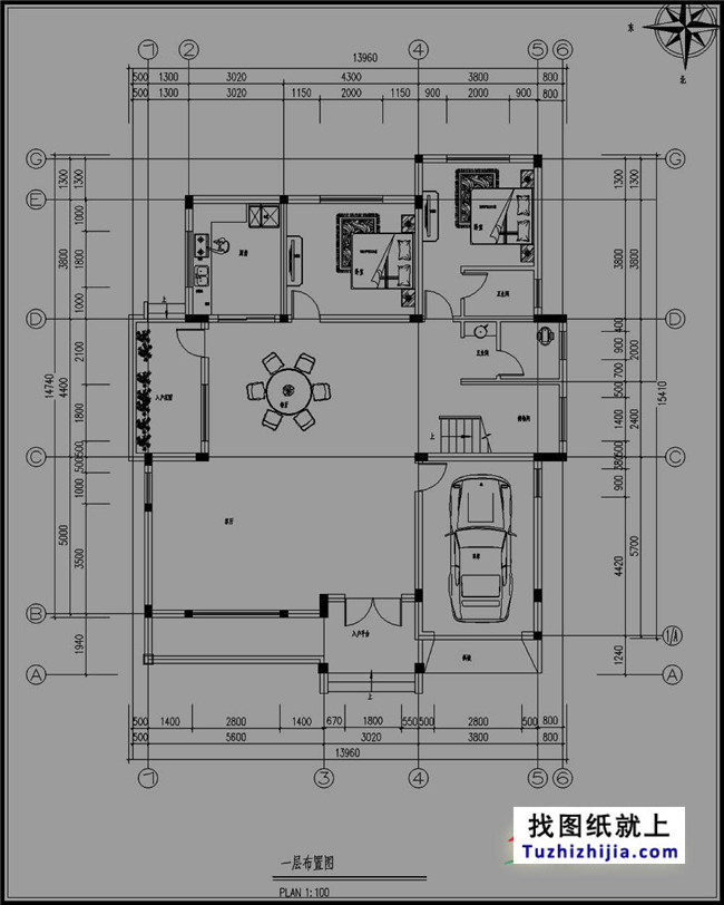 210平方米新農村三層別墅設計圖紙
