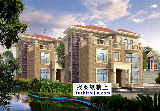 豪華復(fù)式三層別墅設(shè)計(jì)圖紙