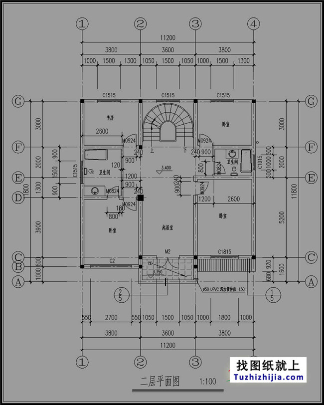 130平方米新農村三層別墅設計圖紙