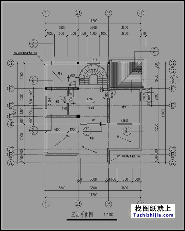 130平方米新農村三層別墅設計圖紙