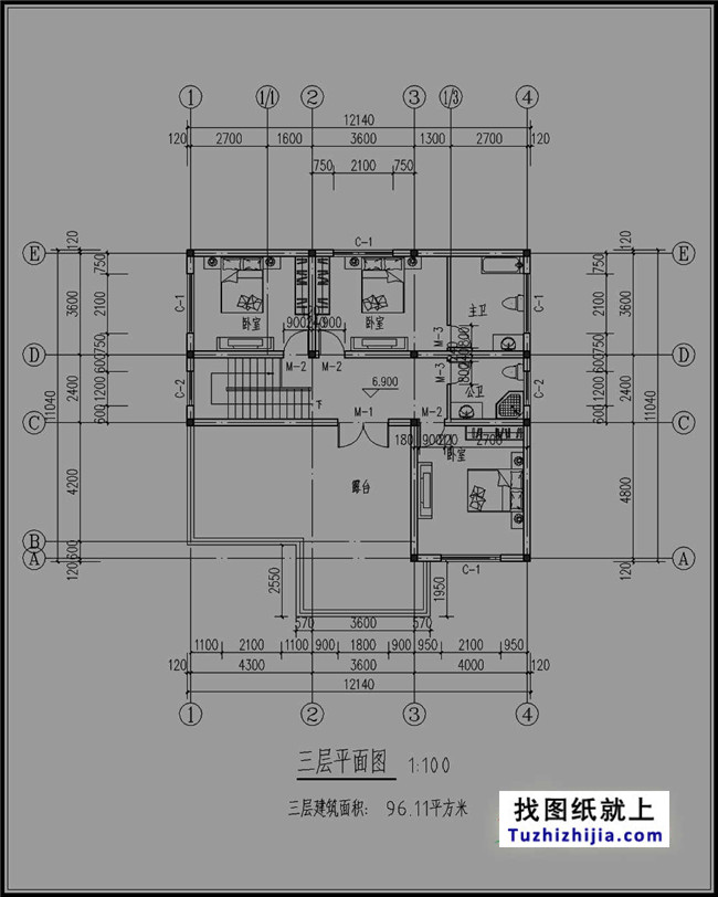 現(xiàn)代風(fēng)格三層別墅設(shè)計(jì)圖紙和效果圖
