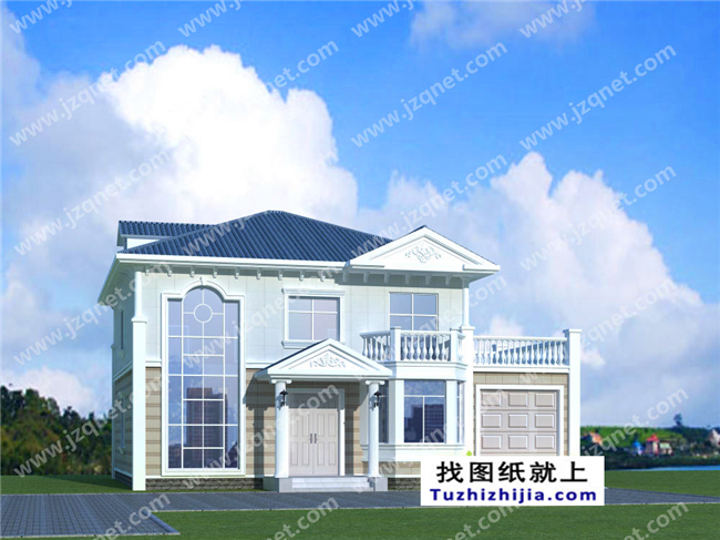 163平方米二層自建別墅設計施工建筑圖紙及效果圖,15x11米