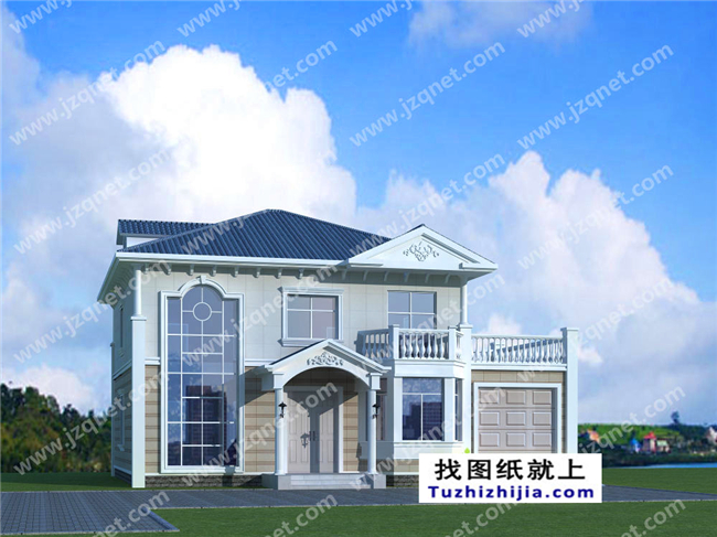 163平方米二層自建別墅設計施工建筑圖紙及效果圖,15x11米