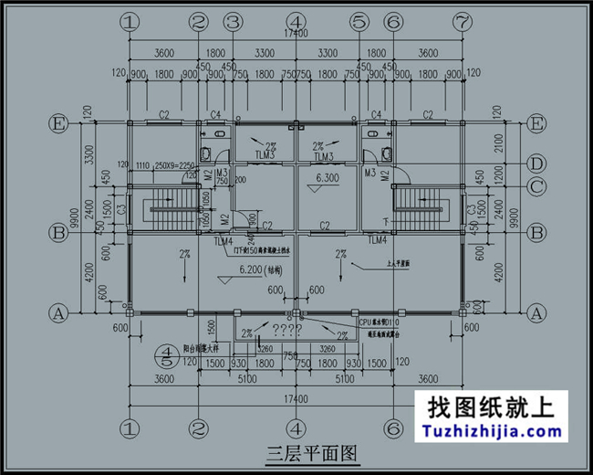 180平方米湖南農村雙拼小別墅設計圖紙帶外觀圖,17X10米
