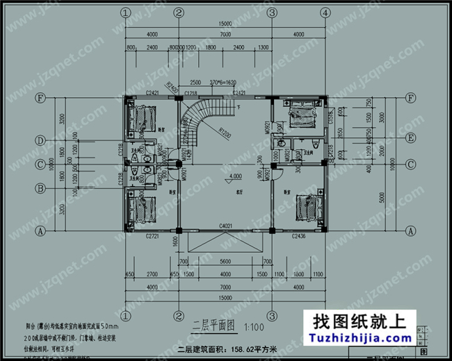 155平方米新三層全套別墅設計資料,15x10米