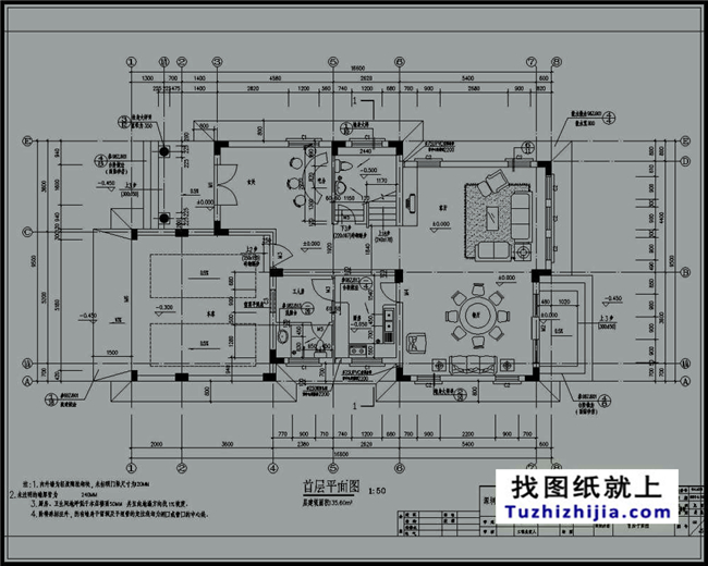 135平方米農村三層別墅建筑圖紙及效果圖,17x10米