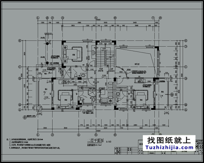 135平方米農村三層別墅建筑圖紙及效果圖,17x10米