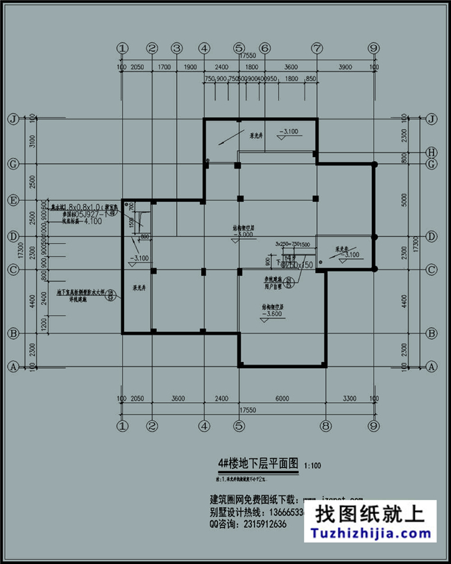 180平方米農(nóng)村三層豪華別墅設(shè)計(jì)圖紙及效果圖,17X18米