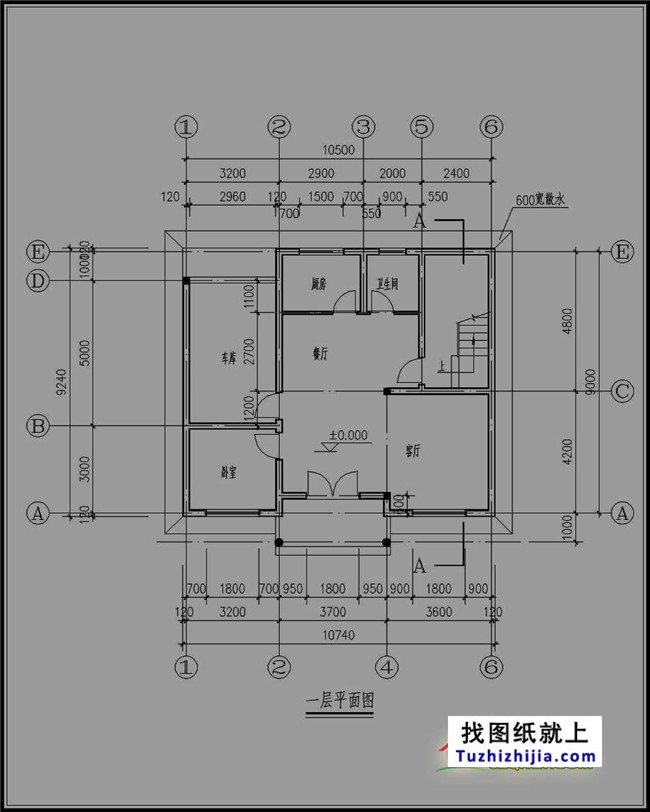 占地100平新農村三層房屋設計圖紙及效果圖