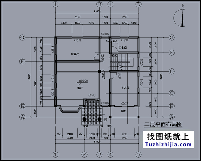 120平方米農村現代大氣的三層別墅設計施工圖紙大全,12x11米